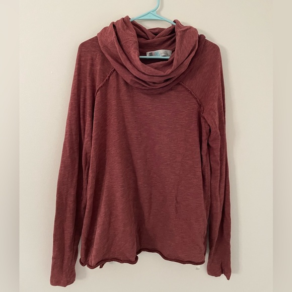 Free People Tops - Free People Beach Cowl Neck Shirt